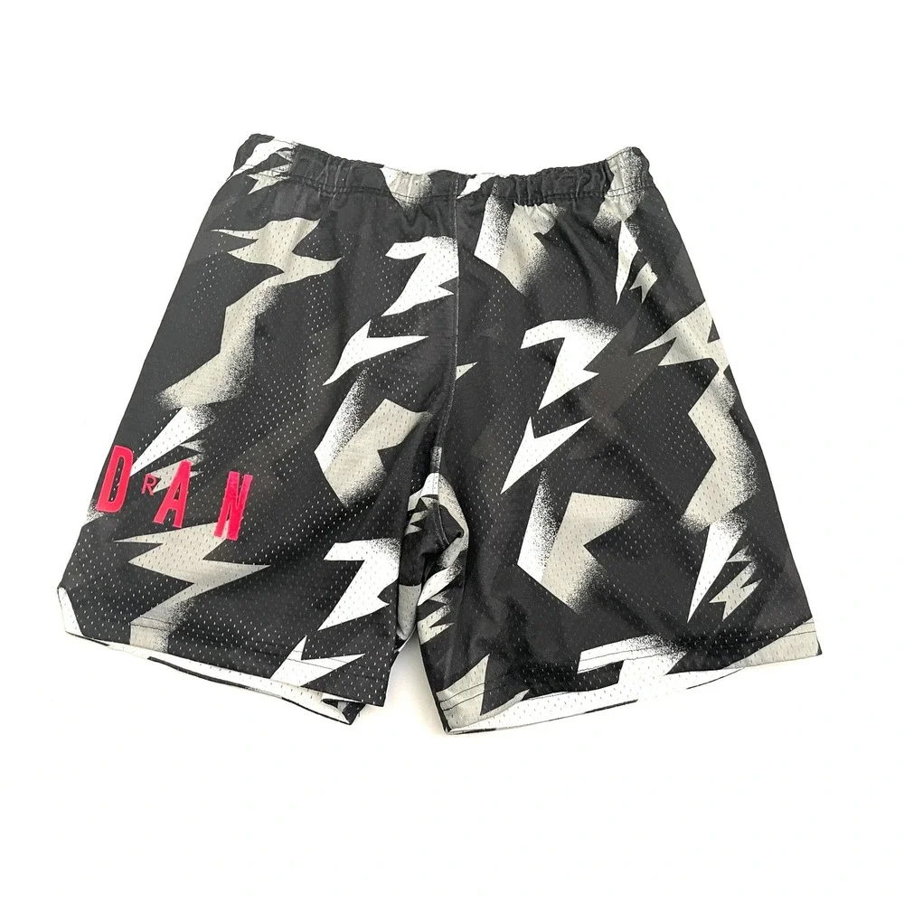 Jordan Jumpman AIR Printed Mesh Shorts Men's Large Black Lightning CZ4757-010